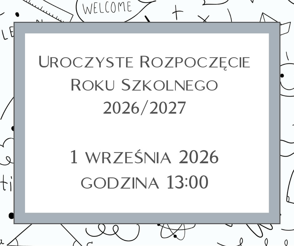 Read more about the article Uroczyste rozpoczęcie roku szkolnego
